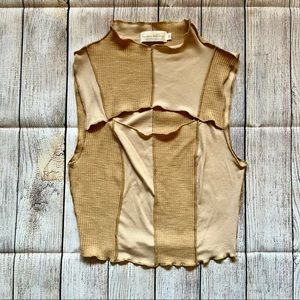 ▪️Paneled Mock Neck Tank Top▪️